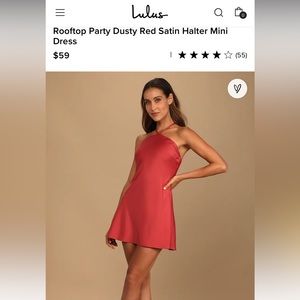 Lulus Satin Dress